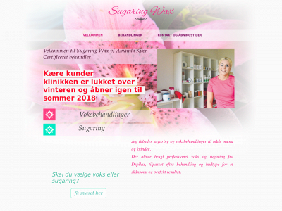 sugaringwax.dk snapshot