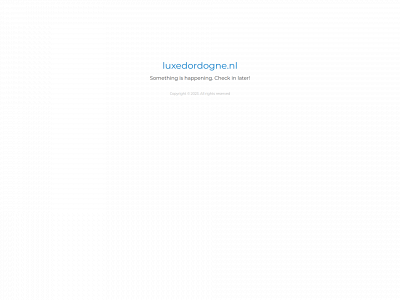 luxedordogne.nl snapshot