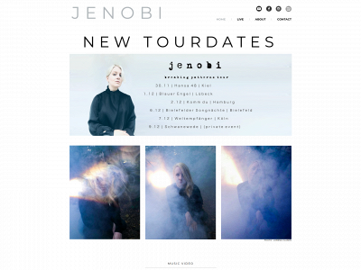 jenobimusic.com snapshot