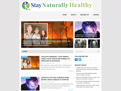 staynaturallyhealthy.com snapshot