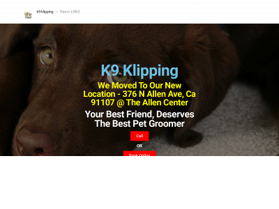 k9klipping.com snapshot