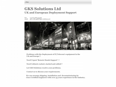 gks-solutions.net snapshot