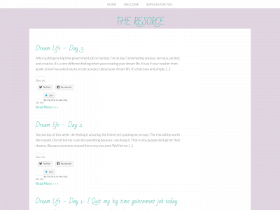 theresorce.com snapshot