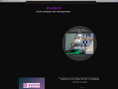 evanco.be snapshot