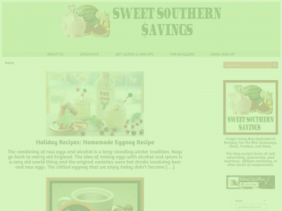sweetsouthernsavings.com snapshot