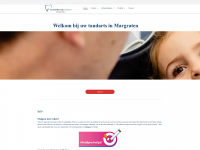 tandartsmargraten.nl snapshot