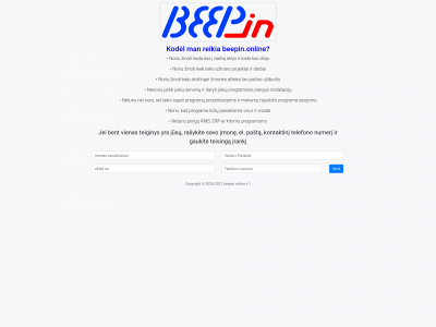 beepin.online snapshot
