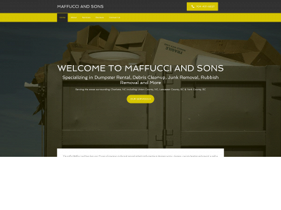 www.maffucciandsons.com snapshot