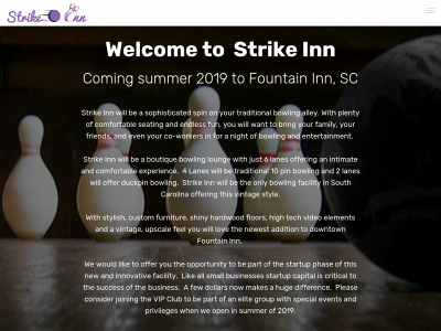 strike-inn.com snapshot