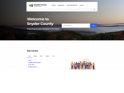 snydercounty.org snapshot