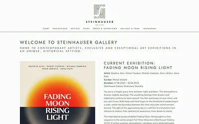 steinhauser-gallery.com snapshot