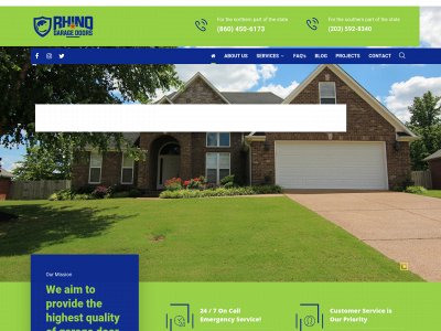 rhinogaragedoorsct.com snapshot