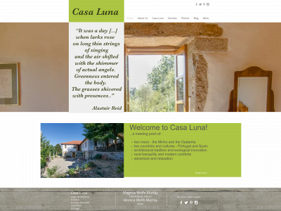 casaluna.co.uk snapshot