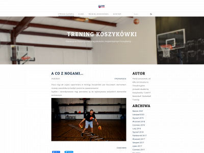 www.treningkoszykowki.com snapshot