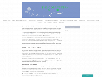 copperfernstudio.com snapshot