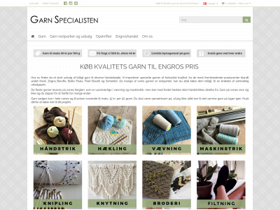 www.garnspecialisten.dk snapshot