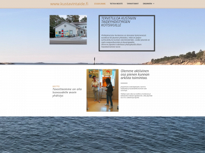 kustavintaide.fi snapshot