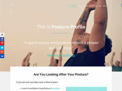 postureprofile.com snapshot