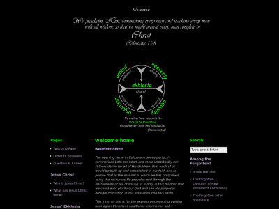 thechurchunderground.net snapshot