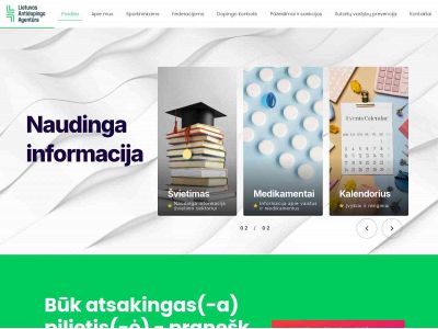 antidopingas.lt snapshot
