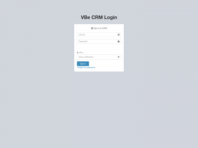 vbecrm.com snapshot