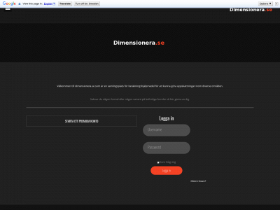 dimensionera.se snapshot