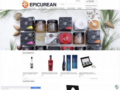 epicurean.lt snapshot