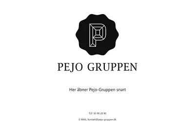 pejo-gruppen.dk snapshot
