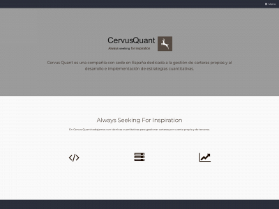 cervusquant.es snapshot