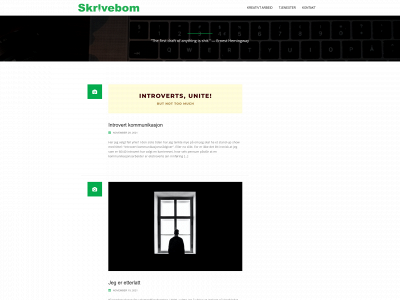 skrivebom.no snapshot