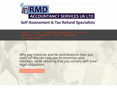 rmdaccountancy.solutions snapshot