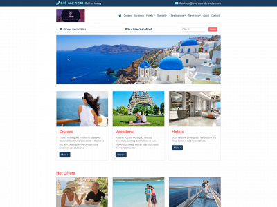 eventsandtravels.com snapshot