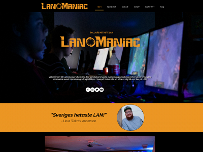 lanomaniac.se snapshot