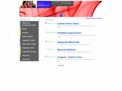 blahblah.co.uk snapshot