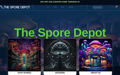 thesporedepot.com snapshot