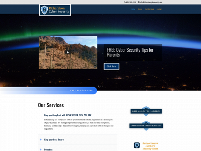 richardsoncybersecurity.com snapshot