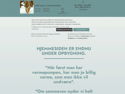 tigerkøl.dk snapshot