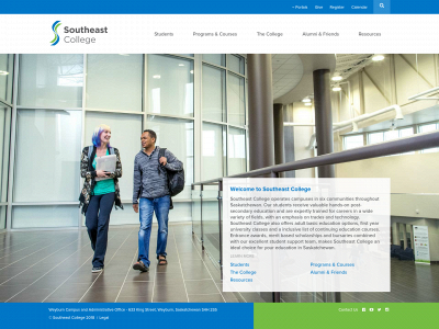 www.southeastcollege.org snapshot