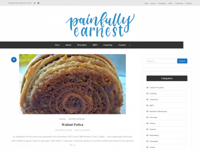 painfullyearnest.com snapshot