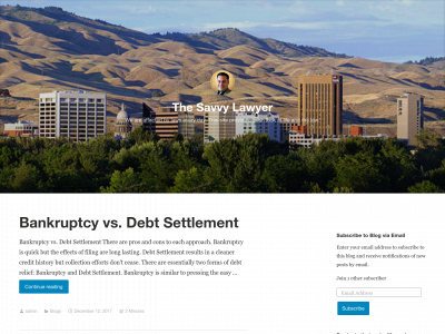 thesavvylawyer.com snapshot