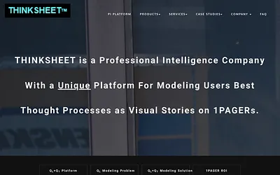 thinksheetsystems.com snapshot