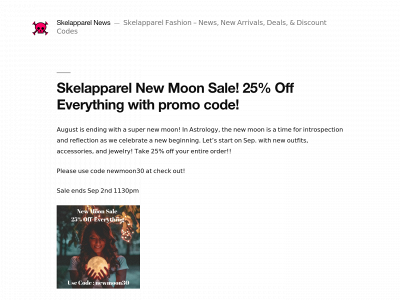 skelapparelfashion.com snapshot