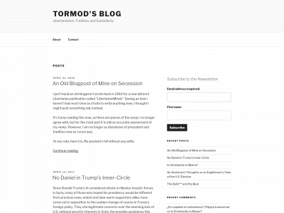 tormodsblog.com snapshot