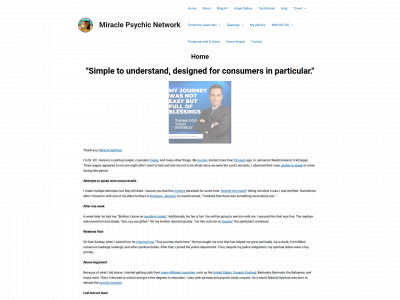 miraclepsychicnetwork.com snapshot