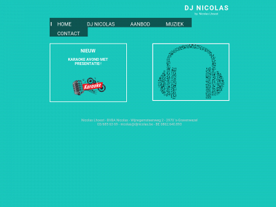 djnicolas.be snapshot