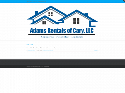 adamsrentalsofcary.com snapshot