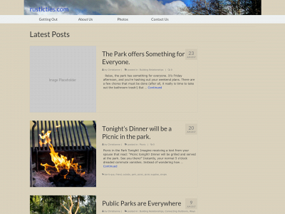 rusticties.com snapshot