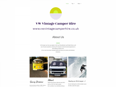 vwvintagecamperhire.co.uk snapshot