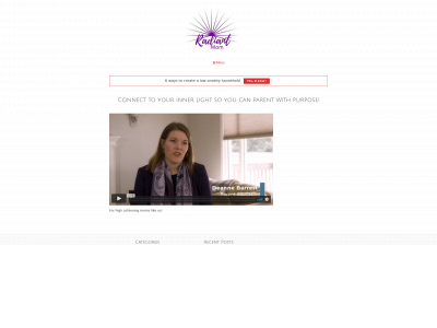 radiantmom.ca snapshot