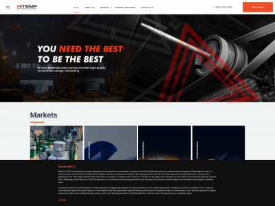 hitempmaterials.com snapshot